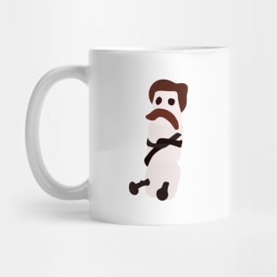 Marshmallow Ron Swanson Mug